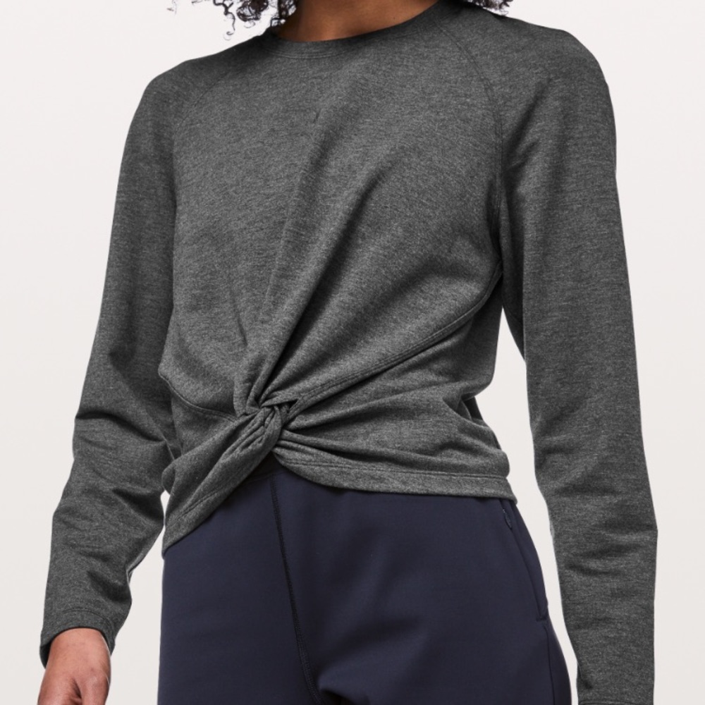Lululemon tuck and gather pullover
